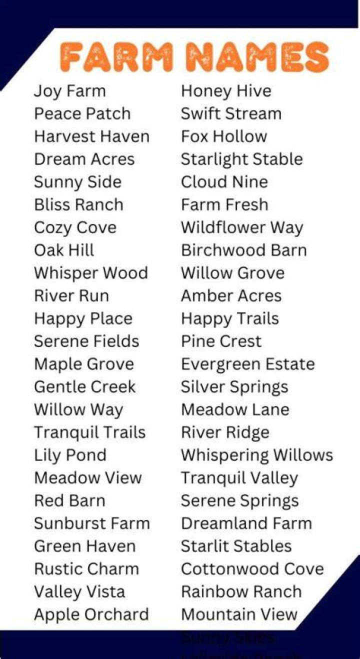 70 Unique Farm Names to Try in Stardew Valley Stardew Guide