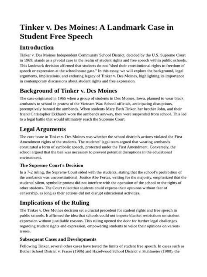 Discover Landmark Insights Into The Christin Lee Case For Student Free Speech Rights