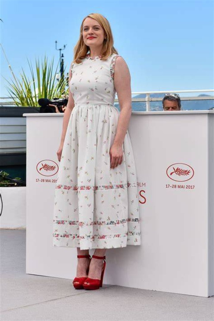 ELISABETH MOSS at The Square Premiere at 70th Annual Cannes Film