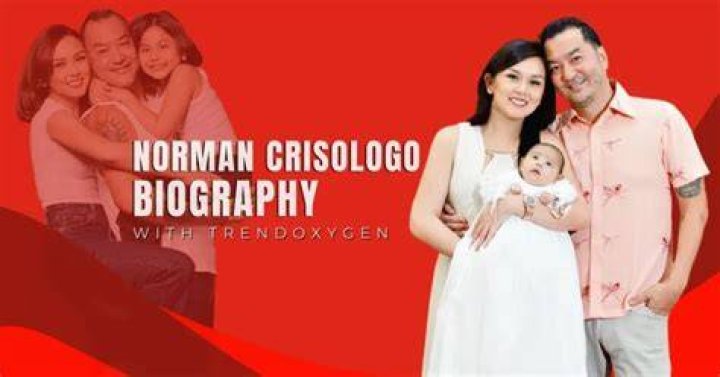 Norman Crisologo Biography Age, Wiki, Net worth, Height, Husband of