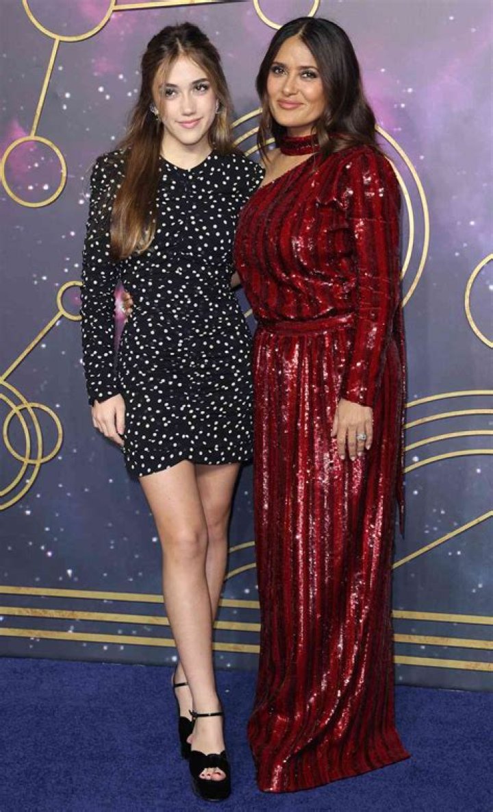 Salma Hayek’s Daughter Valentina Soars in Platforms for Saint Laurent