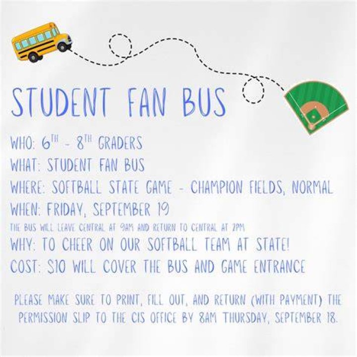 Student Fan Bus for Soccer SemiFinal Game Schuylerville Central Schools